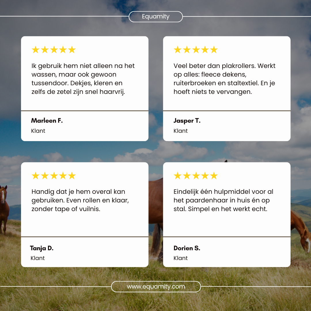 Equamity Horsehair Clean Roller