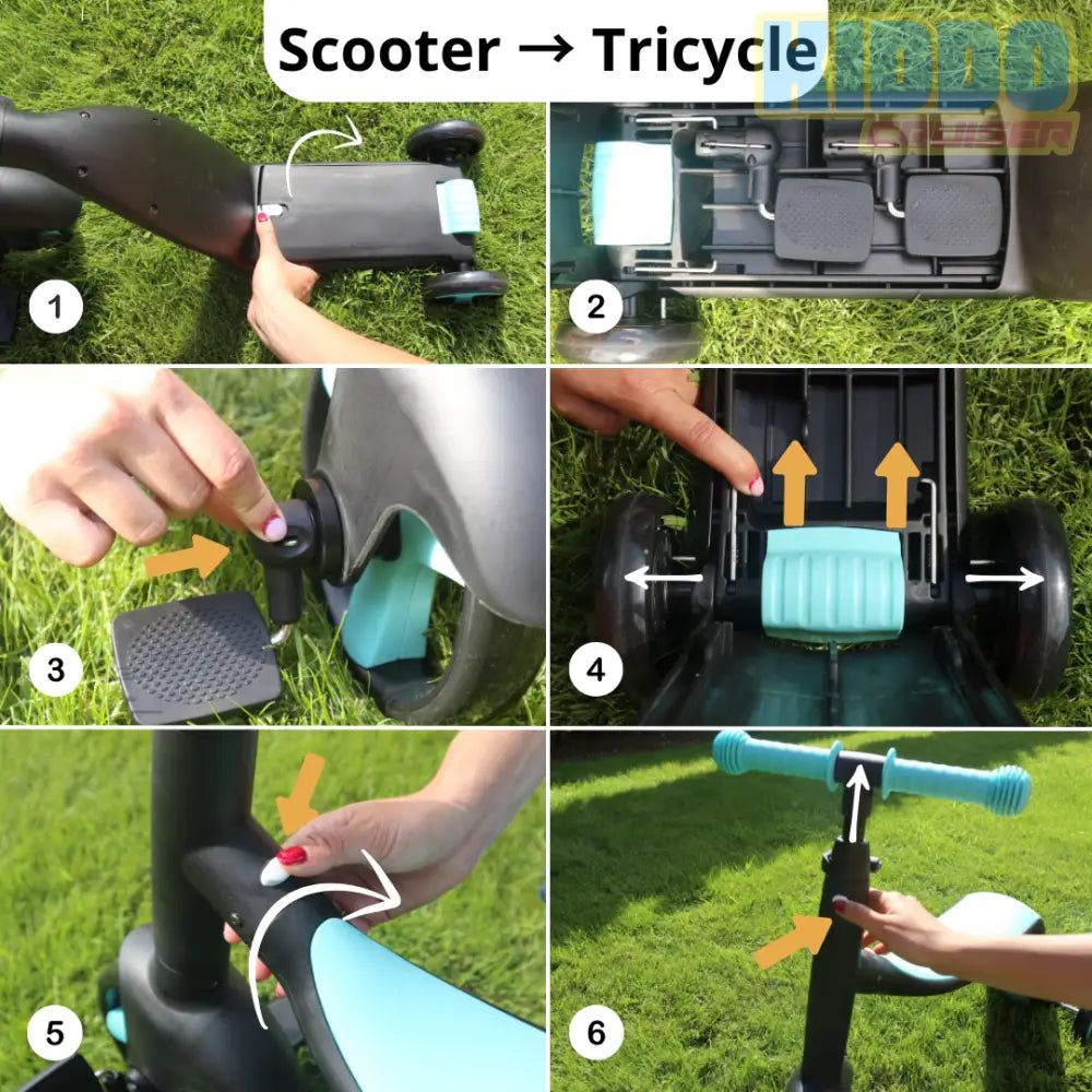 3 in 1 Convertible KiddoCruiser