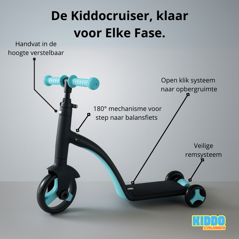3-in-1 Convertible KiddoCruiser
